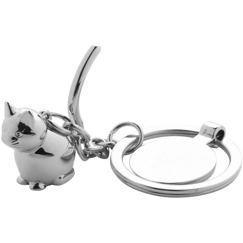 Hoinzo Winkelwagenmuntje Sleutelhanger, Hond Zilver