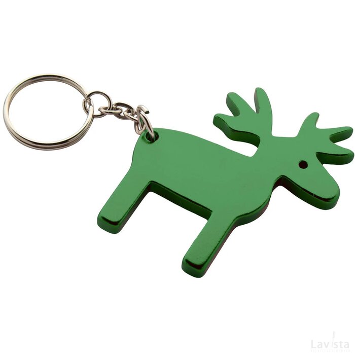 Reinsdyr Sleutelhanger Groen