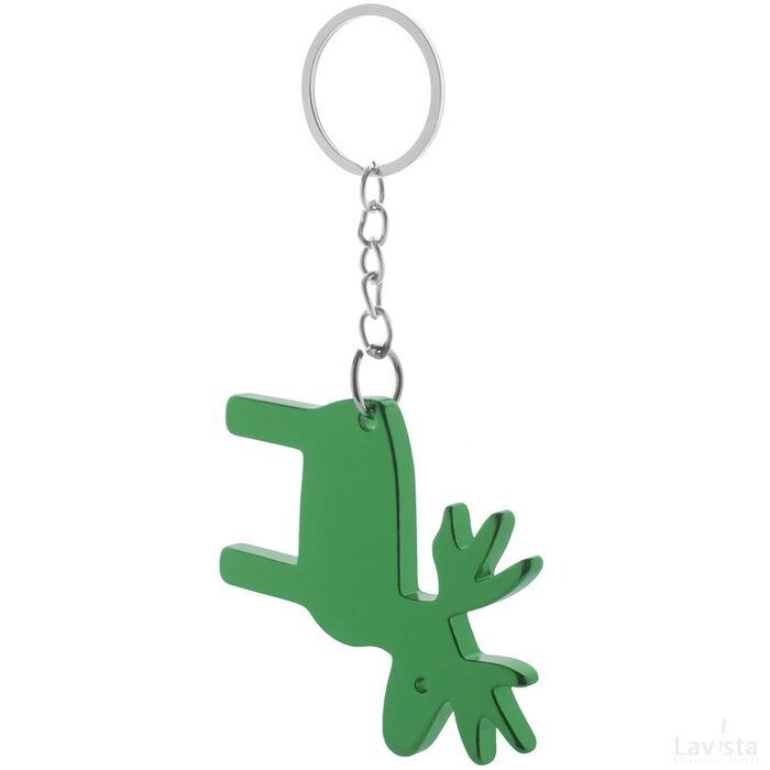 Reinsdyr Sleutelhanger Groen