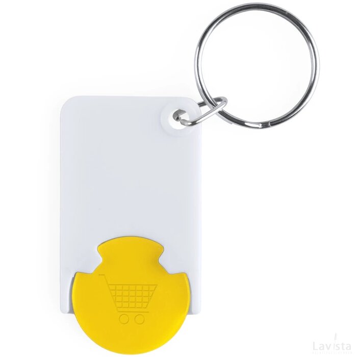 Zabax Munt Sleutelhanger Geel