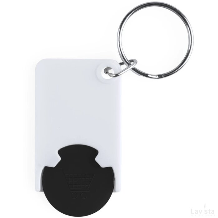 Zabax Munt Sleutelhanger Zwart