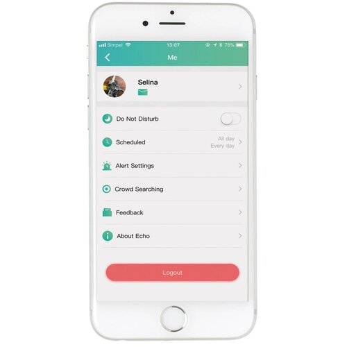 Vierkante keyfinder 2.0 wit