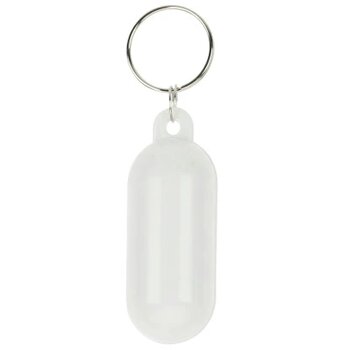 Sleutelhanger drijvend XL wit