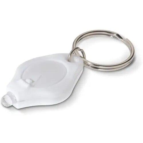 Sleutelhanger lamp wit