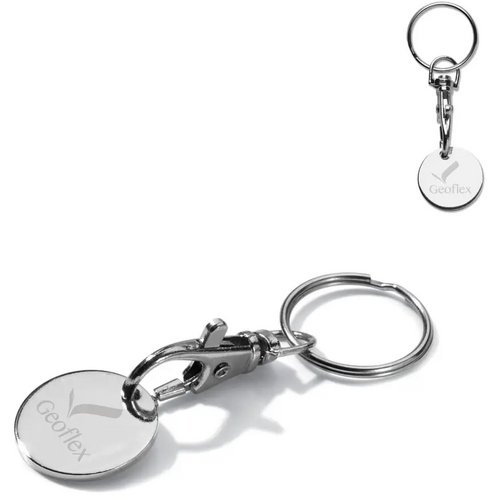 Sleutelhanger Aalst met Winkelwagenmuntje