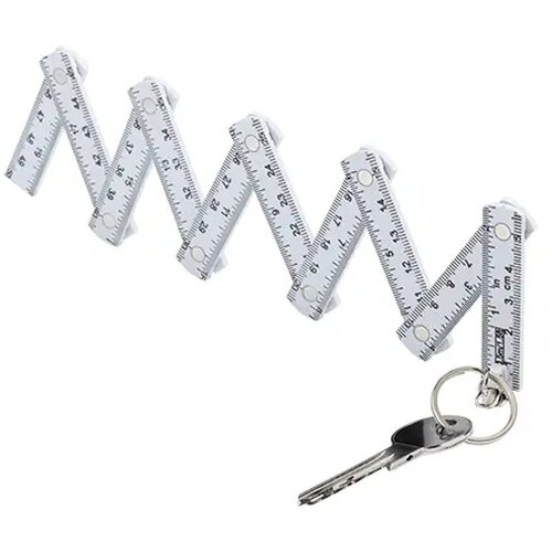 Duimstok/sleutelhanger 50 cm geijkt volgens EG ijknorm klasse 11