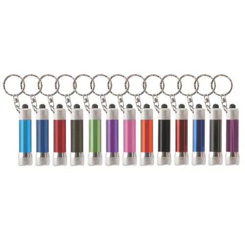 LED Sleutelhanger Zaklamp met Batterijen en Lasergravering