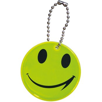Refelcterende smiley Leno geel