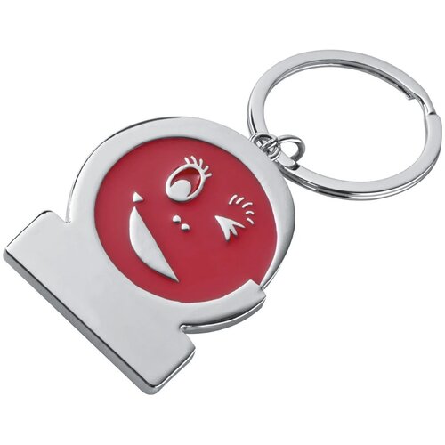 Sleutelhanger Gezicht rood