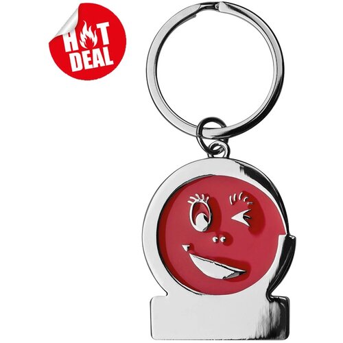 Sleutelhanger Gezicht rood