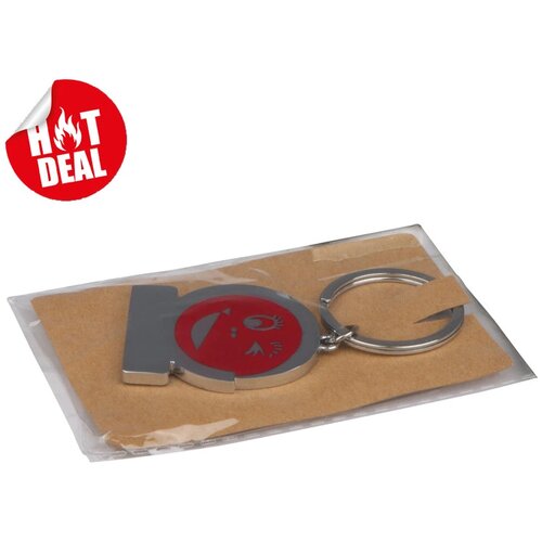 Sleutelhanger Gezicht rood