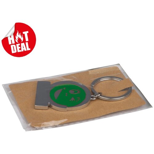 Sleutelhanger Gezicht groen