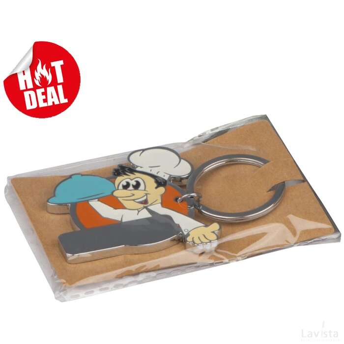 Sleutelhanger mannetje oranje