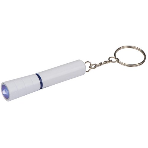 Sleutelhanger met LED lampje wit