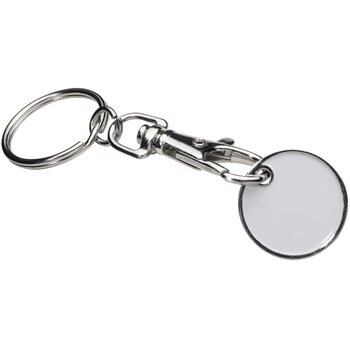 Sleutelhanger met muntje Erfurt wit