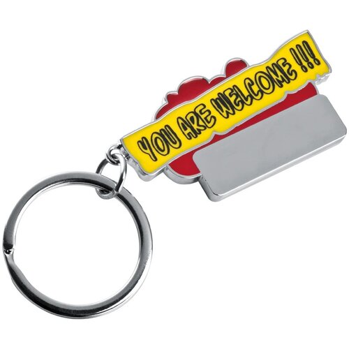 Sleutelhanger You are welcome rood