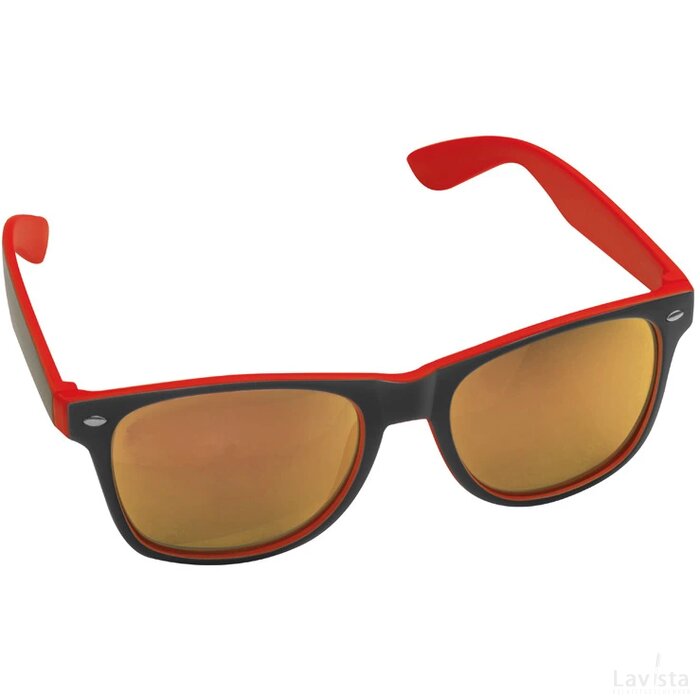 Bicolour Zonnebril rood