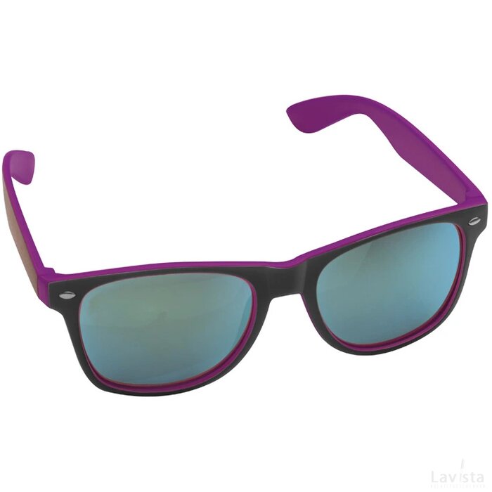 Bicolour Zonnebril paars purple