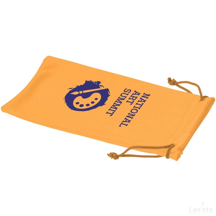 Clean microvezeltasje voor een zonnebril Neon Orange Neonoranje