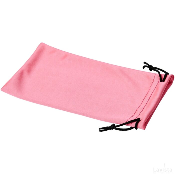 Clean microvezeltasje voor een zonnebril Neon Pink Neon roze