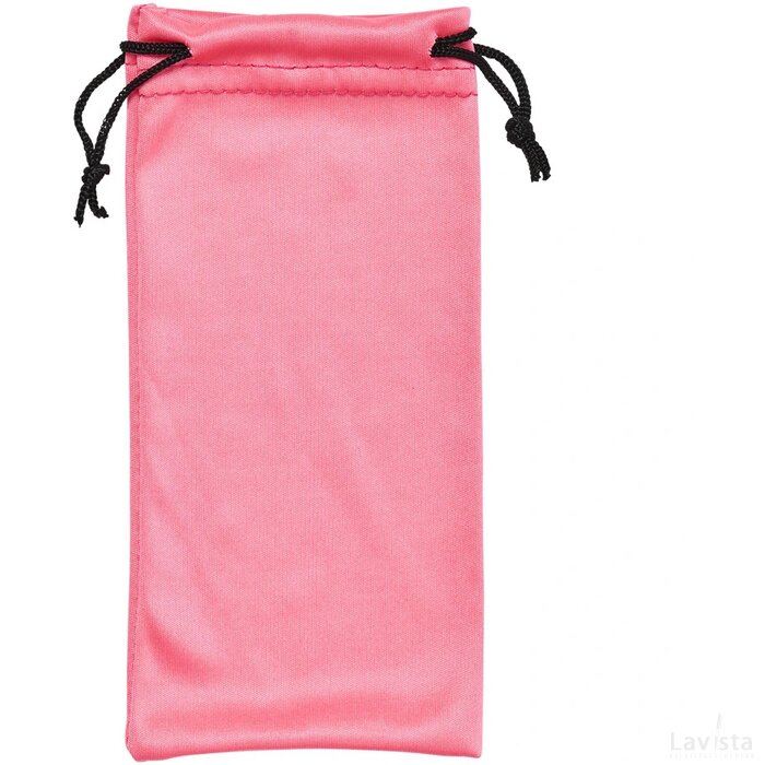 Clean microvezeltasje voor een zonnebril Neon Pink Neon roze