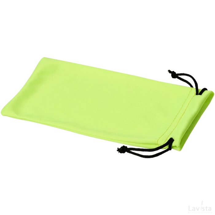 Clean microvezeltasje voor een zonnebril Neon Yellow Neongeel