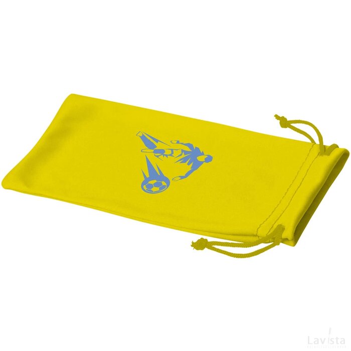 Clean microvezeltasje voor een zonnebril Neon Yellow Neongeel
