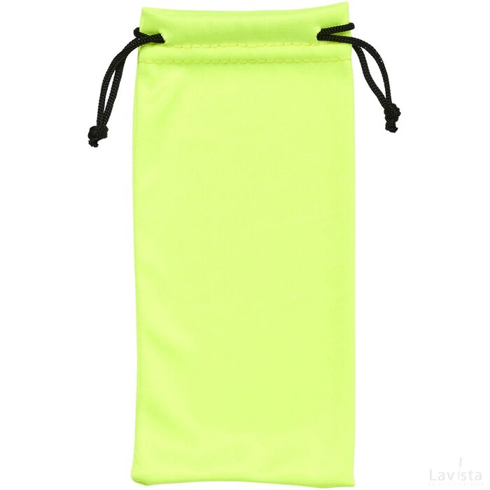 Clean microvezeltasje voor een zonnebril Neon Yellow Neongeel