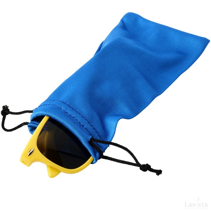Clean microvezeltasje voor een zonnebril Process Blue Process blauw