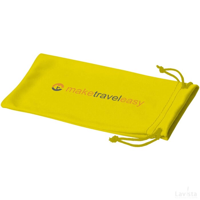 Clean microvezeltasje voor een zonnebril Geel