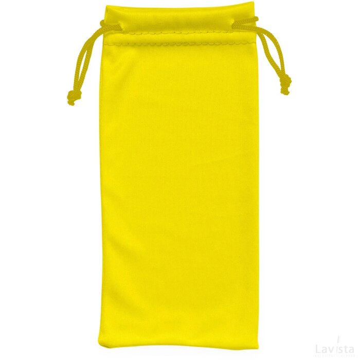 Clean microvezeltasje voor een zonnebril Geel