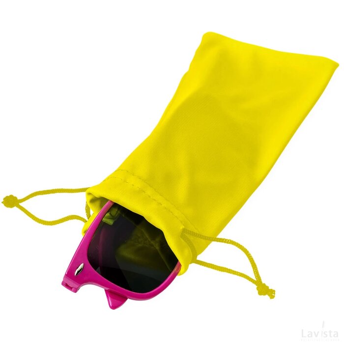 Clean microvezeltasje voor een zonnebril Geel