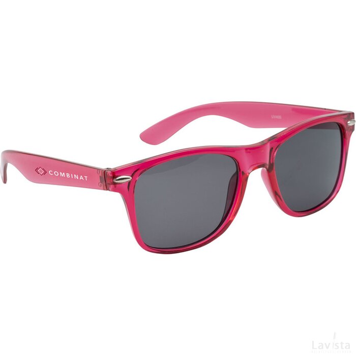 Malibu Trans Zonnebril Transparant Rood