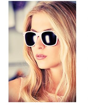 Malibu Zonnebril Wit Malibu Zonnebril Wit