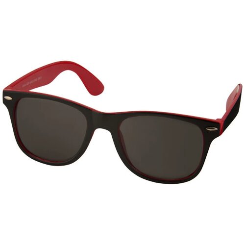 Sun Ray zonnebril – colour pop Rood,Zwart Rood, Zwart Rood/Zwart