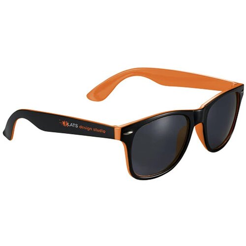 Sun Ray zonnebril – colour pop Oranje,Zwart Oranje, Zwart Oranje/Zwart