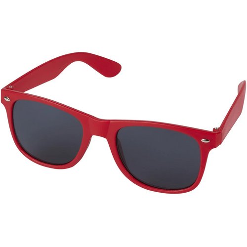 Sun Ray zonnebril van gerecycled plastic Rood
