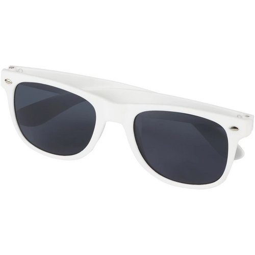 Sun Ray zonnebril van gerecycled plastic Wit