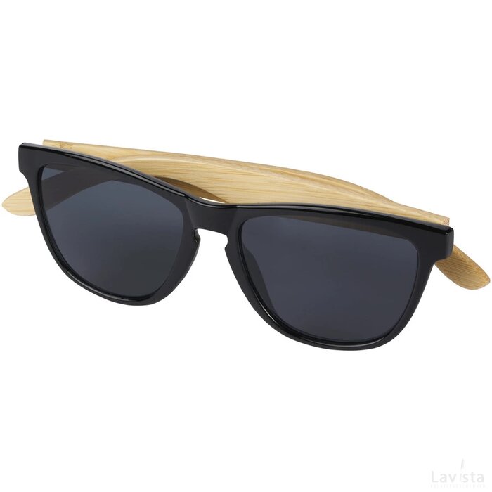 Sun Ray zonnebril van ocean bound plastic en bamboe Naturel