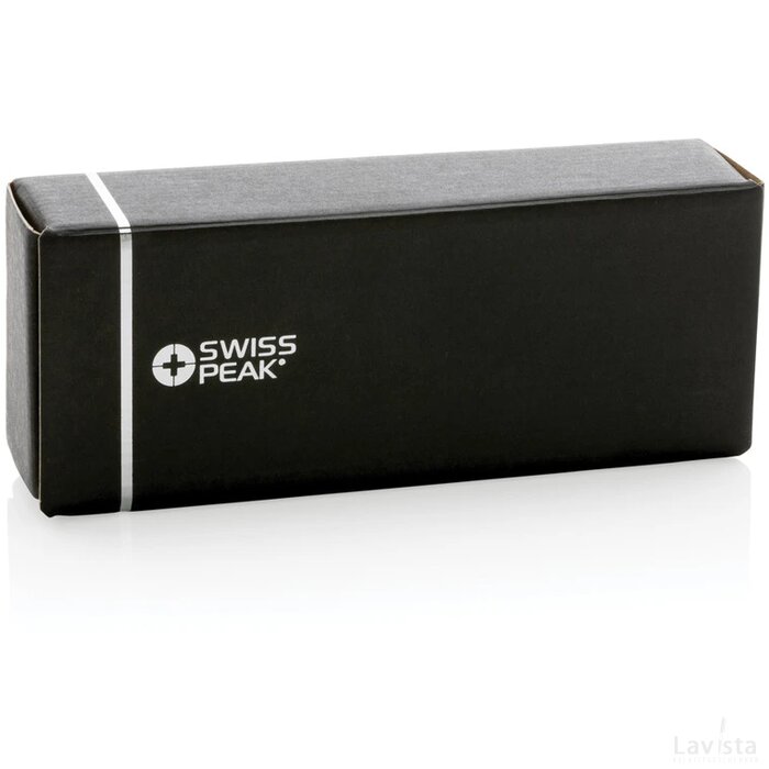 Swiss Peak RCS rplastic gepolariseerde zonnebril zwart