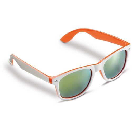 Zonnebril Jeffrey UV400 wit / oranje