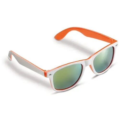 Zonnebril Jeffrey UV400 wit / oranje