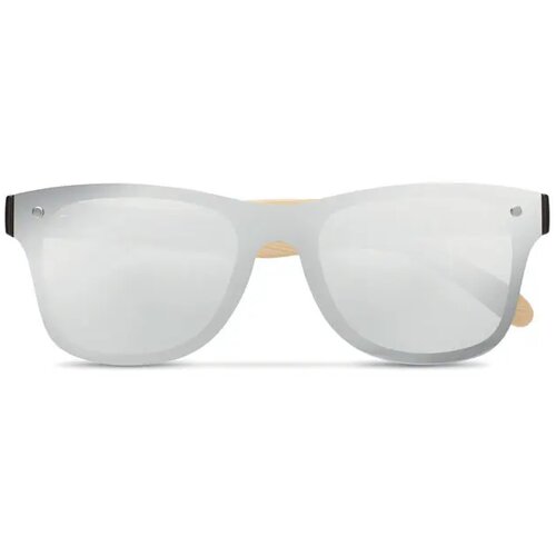 Zonnebril met all-over glas Aloha glanzend zilver