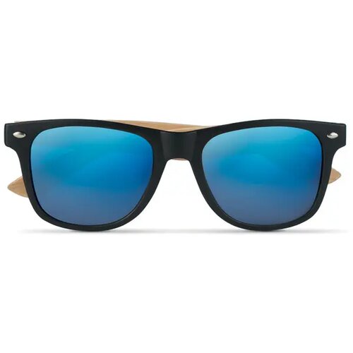 Zonnebril met bamboe frame California touch blauw