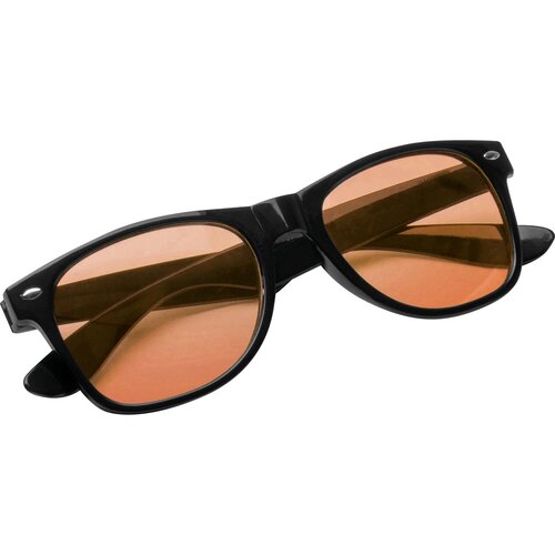 Zonnebril met gekleurde glazen oranje