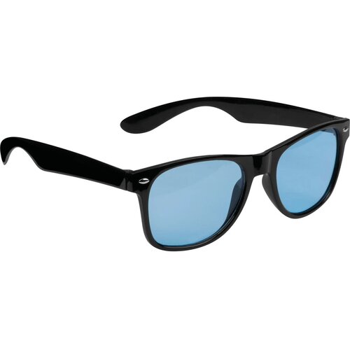 Zonnebril met gekleurde glazen blauw