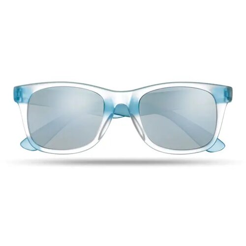 Zonnebril met spiegelglazen America touch blauw