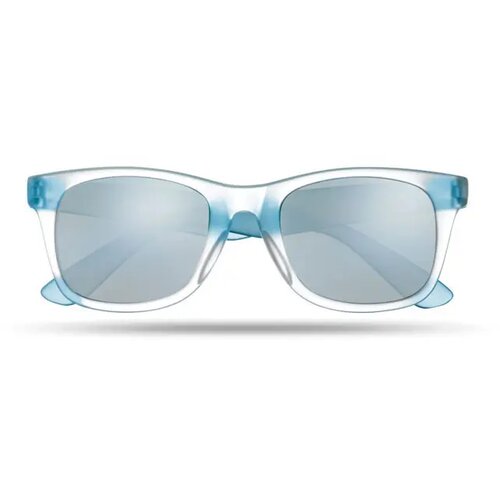 Zonnebril met spiegelglazen America touch blauw