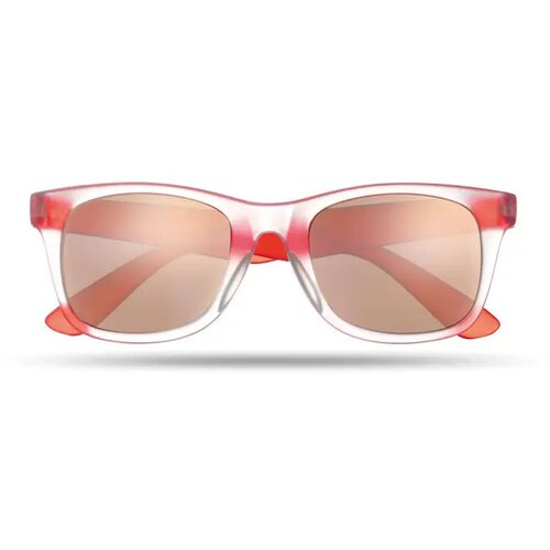 Zonnebril met spiegelglazen America touch rood