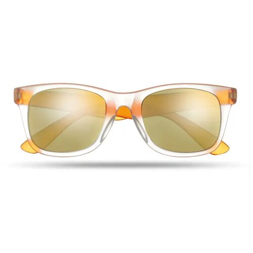 Zonnebril met spiegelglazen America touch oranje